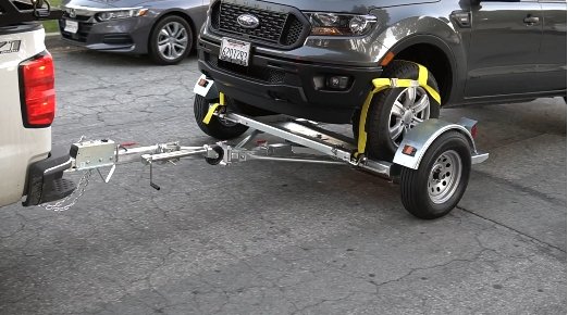Galvanize Folding Car Tow Dolly