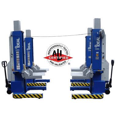iDEAL MSC-18K-X-472 Mobile Column Lift, Four Column Set, 72,000 lbs. ALI Certified