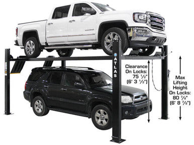 Apex 9 ALI Certified Hobbyist 9,000 Lb. Capacity 4-Post Parking Car Lift