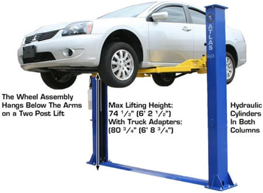 Atlas 9KBPX 9,000 lb Baseplate 2 Post Vehicle Lift