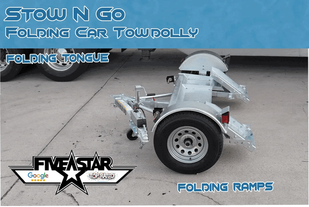 Galvanize Folding Car Tow Dolly