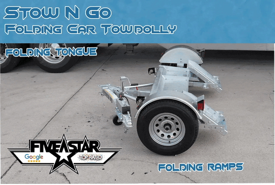 Galvanize Folding Car Tow Dolly