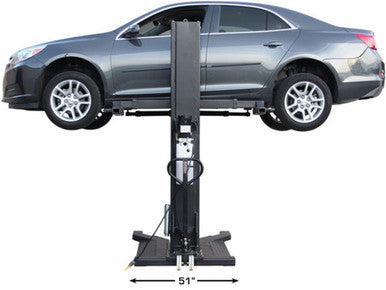 ATLAS PSP-6000 – 6,000 lb Portable Single Post Lift