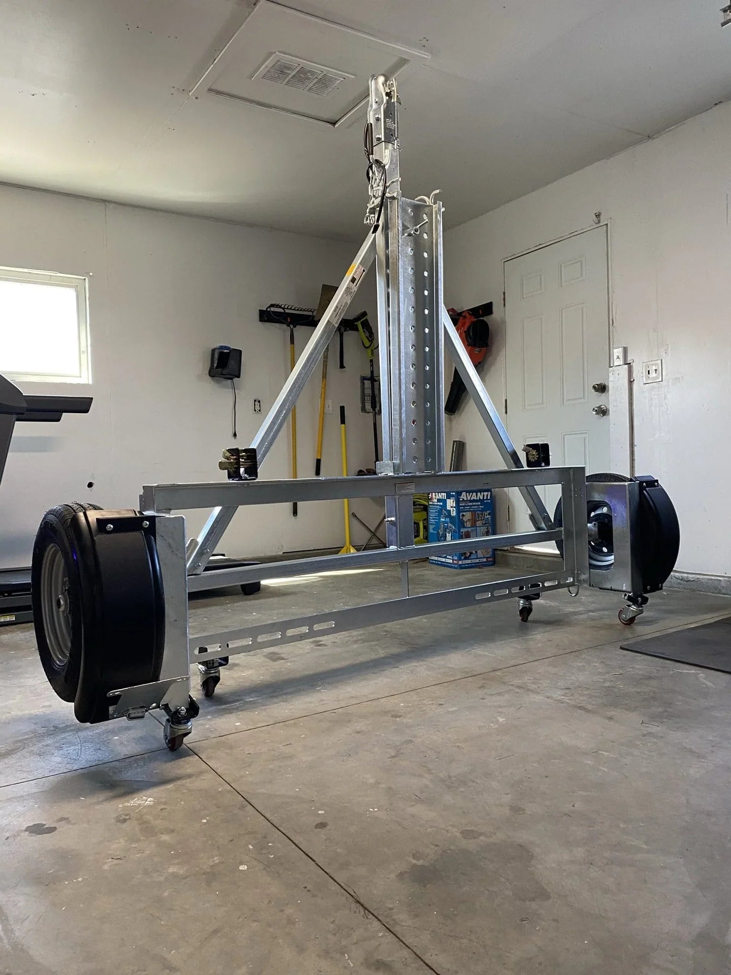 Galvanized Stand Up EZ Haul Idler