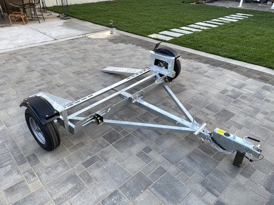 Galvanized Stand Up Car Tow Dolly