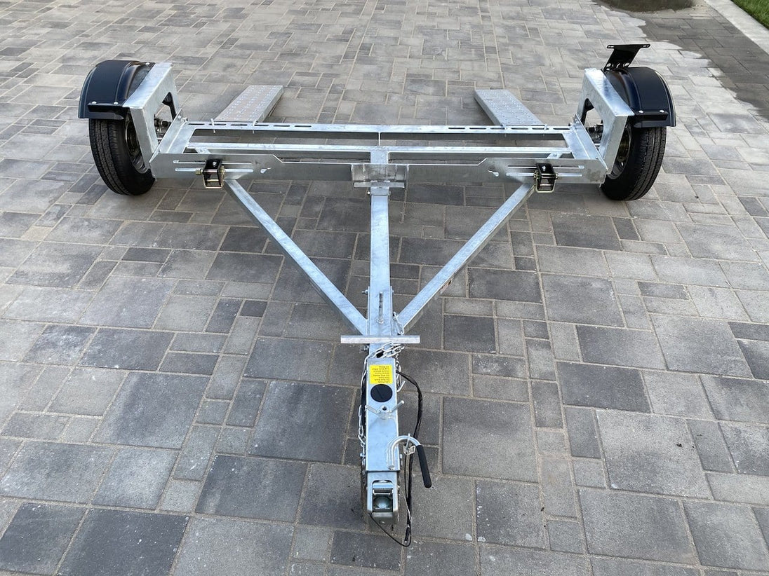 Galvanized Stand Up Car Tow Dolly