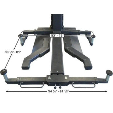 Atlas PSP-6000 6,000 lb Portable Single Post Lift