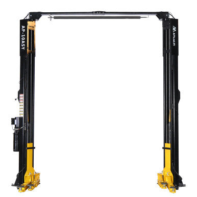 APlusLift 10,000LB 2-Post Overhead Symmetrical and Truly Asymmetrical Single Release Car Lift with 3 Year Warranty – HW-10ASY