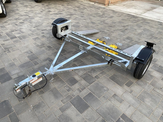 Galvanized Stand Up Car Tow Dolly