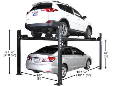 Apex 8 Hobbyist Four-Post Lift – ALI Certified
