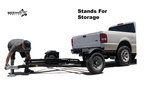 Stand Up Tow Dolly With Surge Disc Brakes
