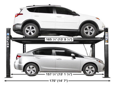 Apex 8 Hobbyist Four-Post Lift – ALI Certified